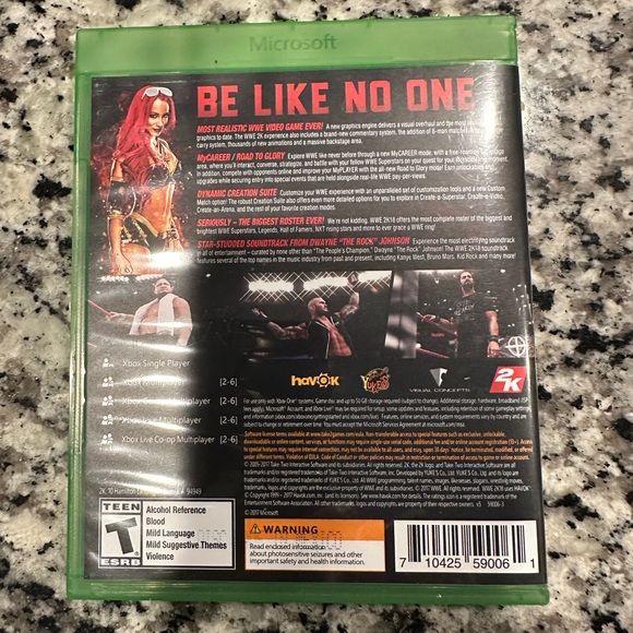 WWE 2k18 for Xbox One - Picture 2 of 3